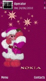 game pic for Pink Nokia Christmas By ACAPELLA
